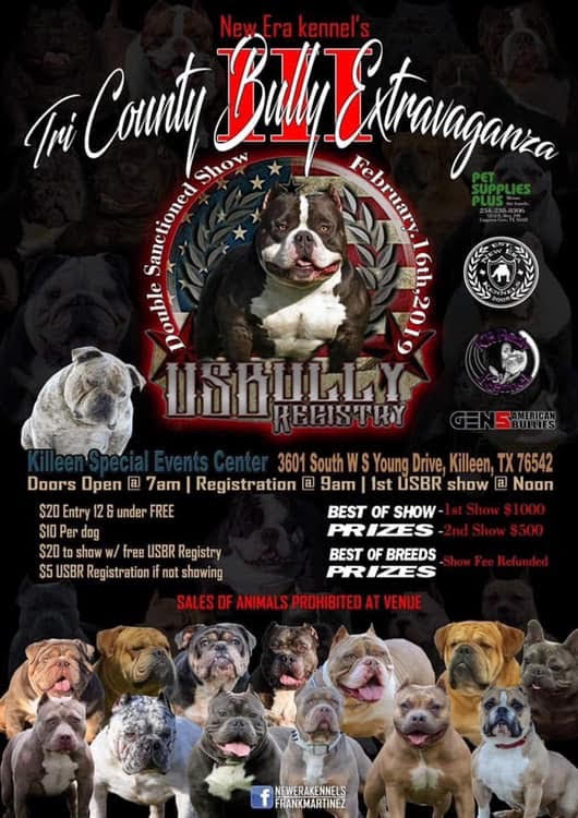 Tri County Bully Extravaganza III Show